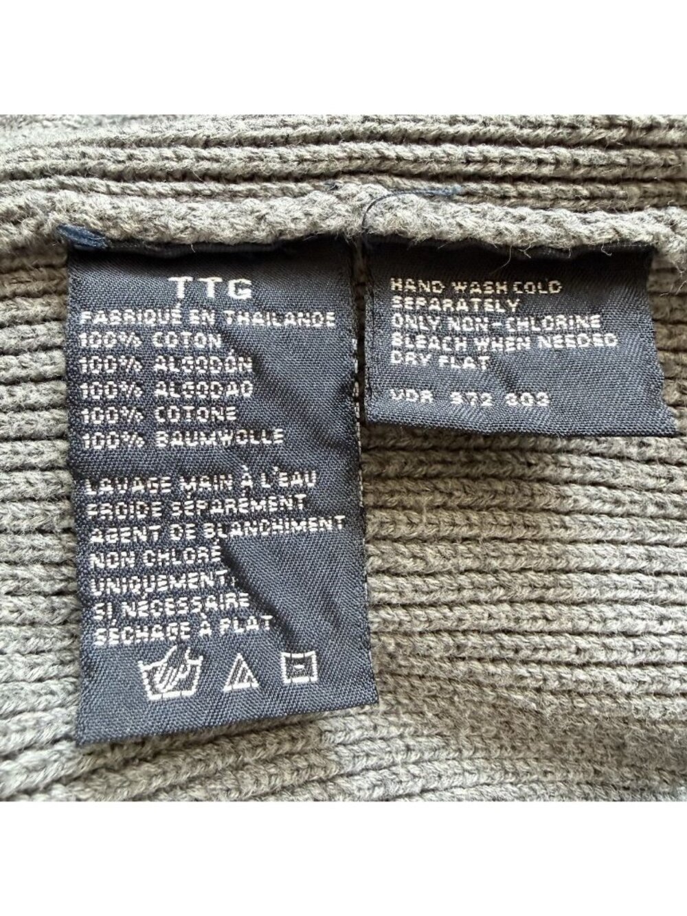 Vintage Nautica Mens XXL Sweater Crew Neck Pullover Gray Logo Cotton Horizontal - Picture 7 of 16